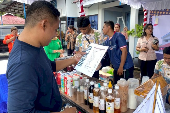 Kopi Palasi Racikan Anak Binaan LPKA Ambon Jadi Favorit di Bazar Kanwil Ditjenpas Maluku