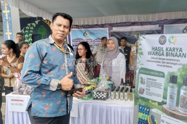 Bazar HBP Ke-62, Lapas Namlea Pamerkan Produk Khas Pulau Buru