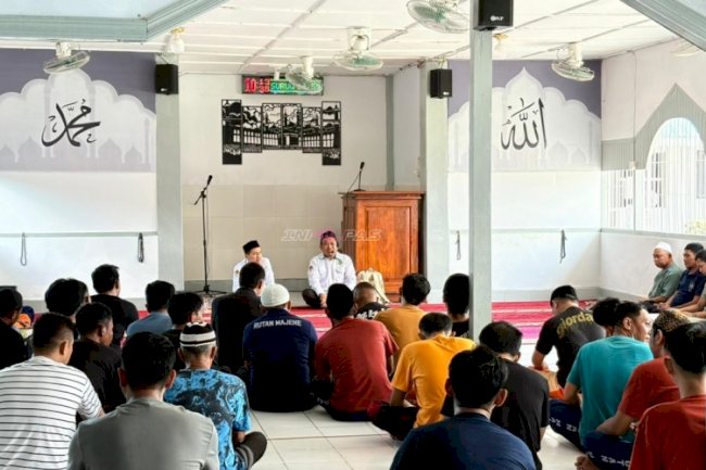 Rutan Majene Gandeng Kemenag Kab. Majene, Hadirkan Siraman Rohani untuk Warga Binaan