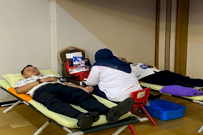 Sambut HBP Ke-62, Donor Darah Ditjenpas Kumpulkan 107 Kantong Darah 
