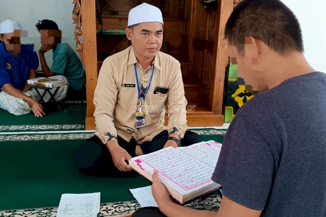 Rutan Rantau Tingkatkan Pembinaan Spiritual bersama Kemenag Tapin