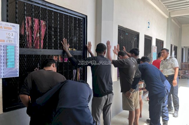 Razia Humanis namun Tegas, Lapas Batulicin Sita Sejumlah Barang Berbahaya