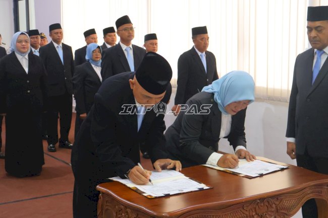 Pejabat Baru Dilantik, Lapas Perempuan Martapura Siap Perkuat Kinerja 