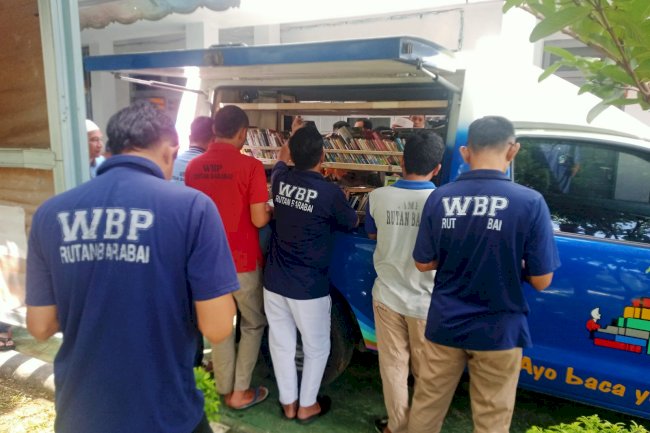 Rutan Barabai Hadirkan Layanan Perpustakaan Keliling, Tingkatkan Minat Baca Warga Binaan