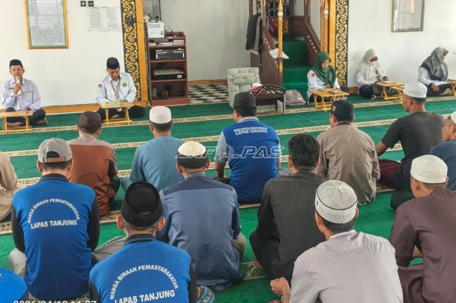 Lapas Tanjung Gelar Pembelajaran Al-Qur’an dan Iqra bersama Kemenag Tabalong