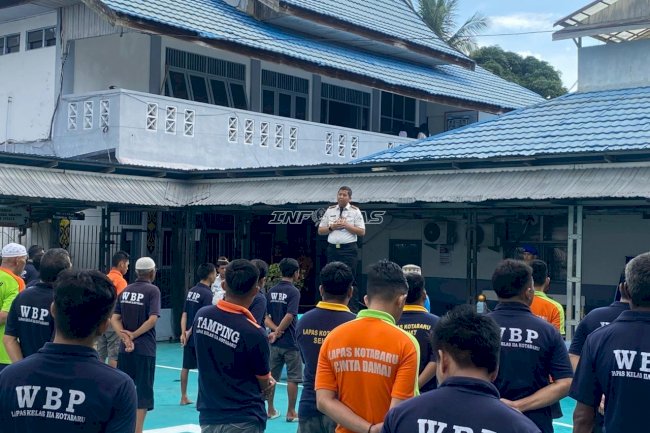 Kalapas Kotabaru Tegaskan Tak Toleransi Narkoba dan HP Ilegal