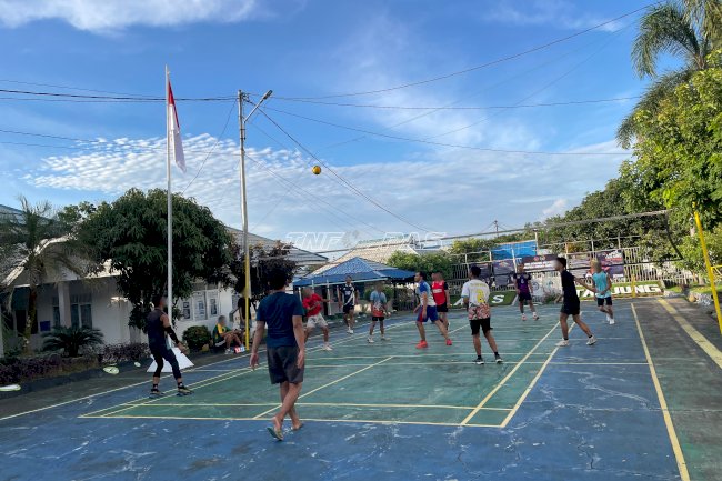 Lapas Tanjung Tingkatkan Pembinaan Kepribadian Warga Binaan lewat Voli