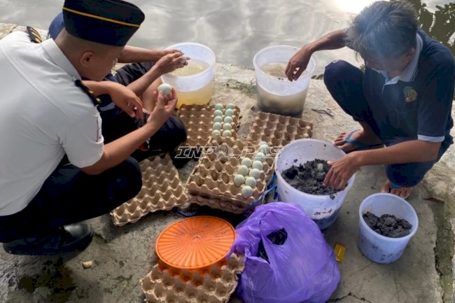 Pembinaan Kemandirian Lapas Banjarmasin Produktif, Warga Binaan Produksi Telur Asin dan 150 Donat