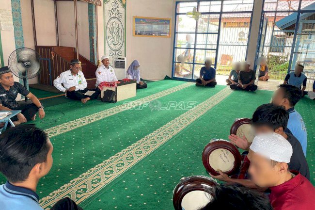 Bangun Karakter Warga Binaan, Rutan Marabahan Gandeng Kemenag Batola Gelar Ceramah Agama