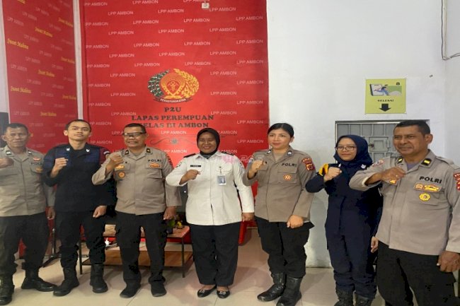 Cegah Gangguan Kamtib, Lapas Perempuan Ambon Terima Sambang Dit. Binmas Polda Maluku