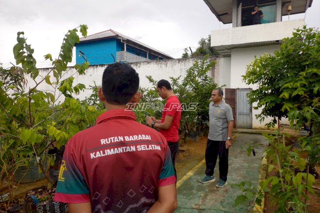 Tinjau Kebun SAE, Rutan Barabai Perkuat Pembinaan Produktif