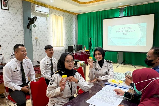 Deteksi Dini TBC, Lapas Narkotika Karang Intan Gandeng Puskesmas Skrining Petugas