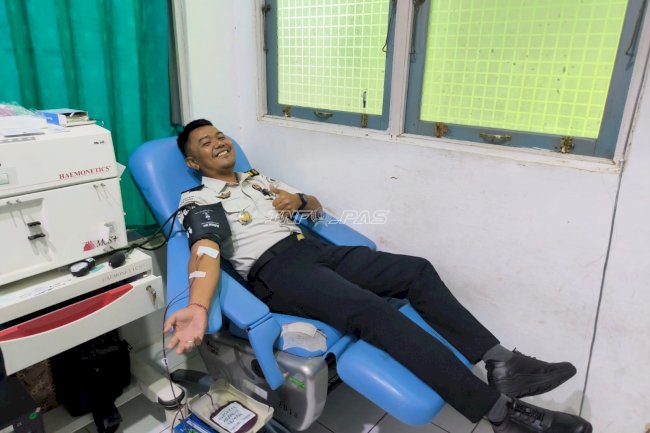 Donor Darah HBP Ke-62, Rutan Marabahan Hadir untuk Kemanusiaan