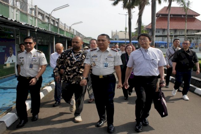 Lapas Narkotika Jakarta dan Bapas Jakarta Barat Sambut Kunjungan Delegasi Japan Hogoshi Federation