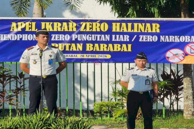 Rutan Barabai Tegaskan Komitmen Zero Handphone, Pungli, dan Narkoba