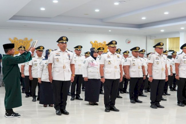 Perkuat Barisan Pemasyarakatan, Kakanwil Ditjenpas Aceh Lantik 33 Pejabat Manajerial Baru