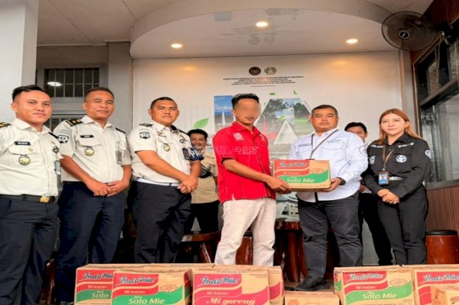 Lapas Tanjungpandan Fasilitasi Bantuan Peduli Warga Binaan dari LKBH Belitung