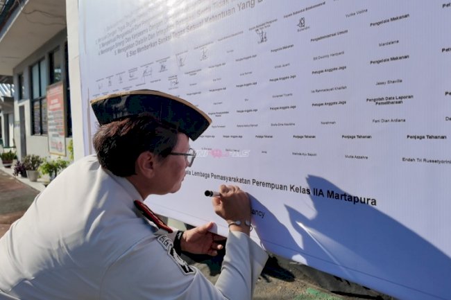 Lapas Perempuan Martapura Tegaskan Komitmen Zero Halinar