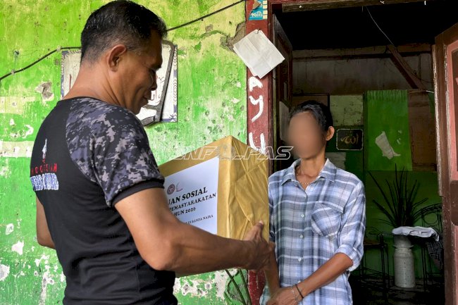 Sambut HBP Ke-62, Lapas Bandanaira Salurkan Bansos kepada Masyarakat