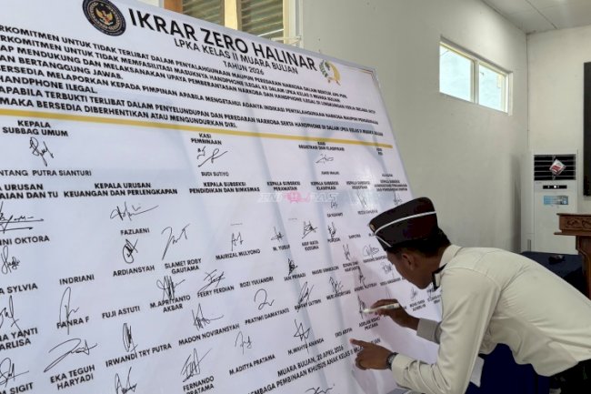 LPKA Muara Bulian Deklarasikan Zero Halinar, Perangi Narkoba dan Handphone Ilegal