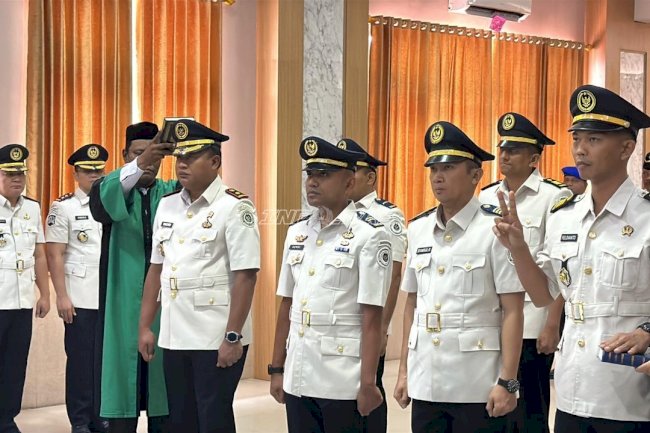 Kalapas Tolitoli Hadiri Pelantikan, Perkuat Kinerja dan Integritas