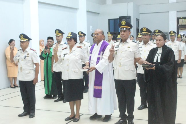 Lapas Ambon Sambut Pejabat Baru, Perkuat Kinerja dan Pelayanan