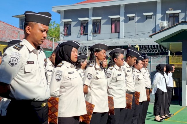 Naik Pangkat, Pegawai Lapas Perempuan Ambon Didorong Tingkatkan Kinerja