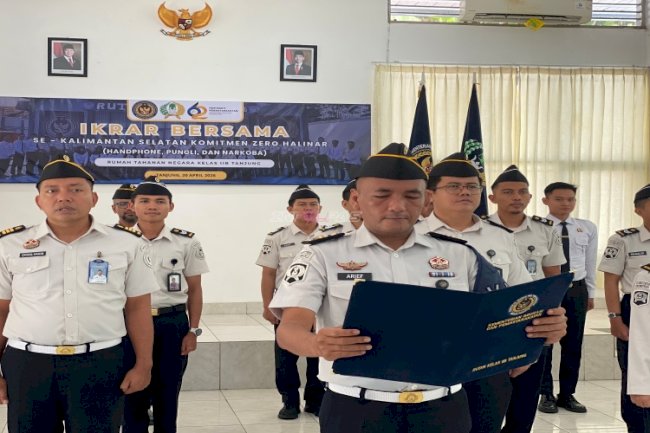 Rutan Tanjung Ikrarkan Komitmen Zero Halinar
