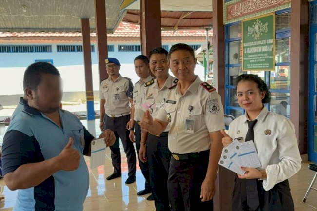 Peduli Kesehatan Warga Binaan, Rutan Marabahan Luncurkan Kartu Ceria untuk Penderita Hipertensi
