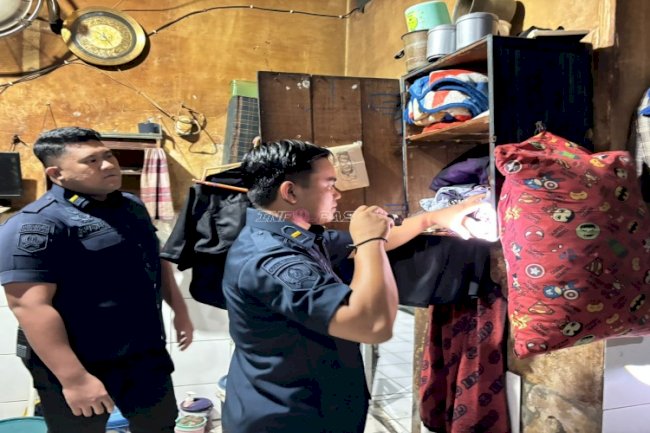 Rutan Rantau Laksanakan Penggeledahan Malam, Perkuat Deteksi Gangguan Kamtib