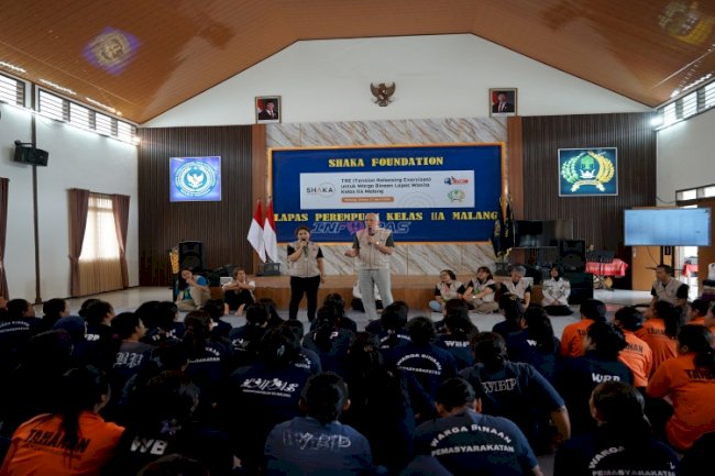 Lapas Perempuan Malang Fasilitasi Kegiatan TRE Onsite bersama Shaka Foundation