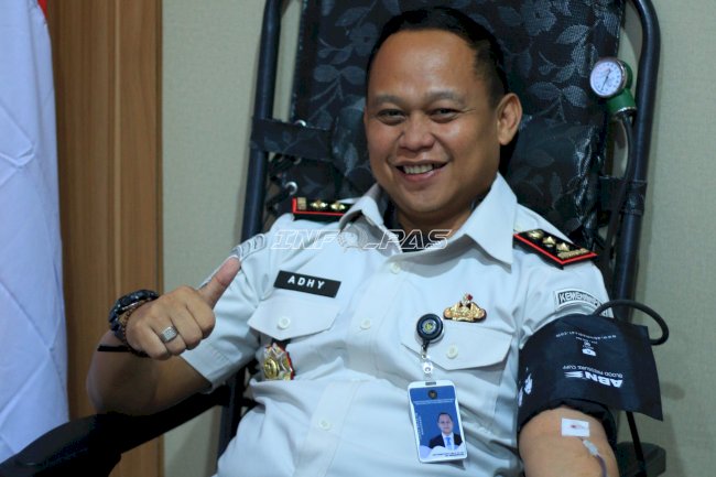 Pemasyarakatan Papua Barat Salurkan 42 Kantong Darah untuk Warga Manokwari