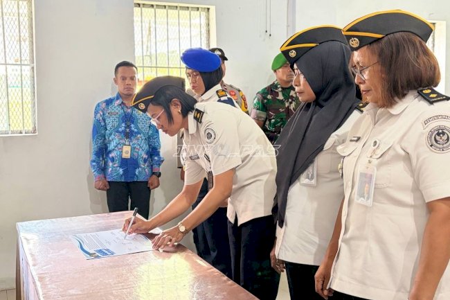 Lapas Perempuan Ambon Perkuat Pengawasan lewat Ikrar Bebas Halinar