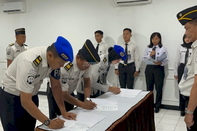 Perkuat Integritas, Lapas Brebes Deklarasikan Komitmen Zero Halinar