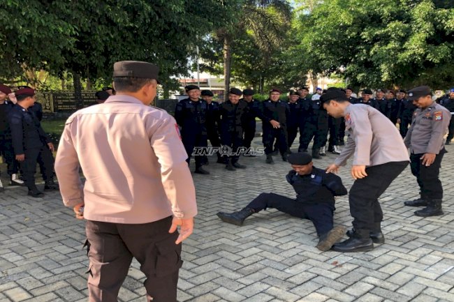 Gandeng Polres Tanah Laut, Rutan Pelaihari Asah Kemampuan Pengamanan Petugas lewat Korwasbin 