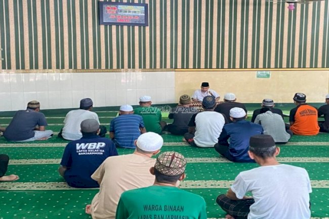 Lapas Banjarmasin Bina Spiritual Warga Binaan lewat Kajian Tadabbur Al-Qur’an 