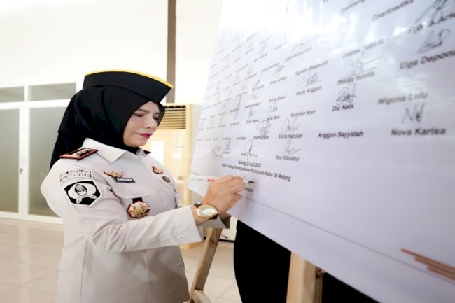 Lapas Perempuan Malang Berikrar dan Deklarasikan Zero Halinar