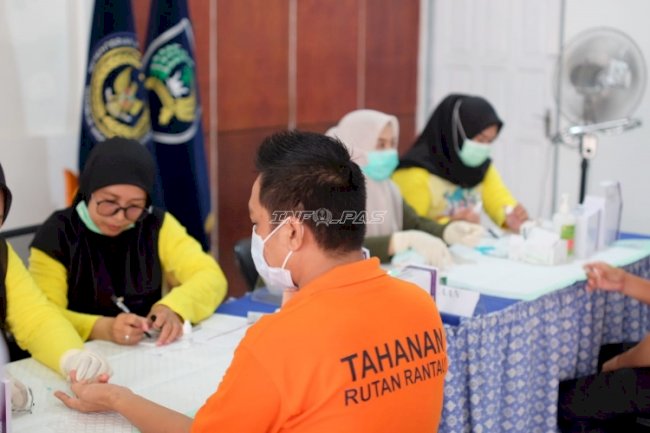 Rutan Rantau Fasilitasi Skrining Deteksi Dini HIV, PIMS, Hepatitis C, dan Tuberkulosis 