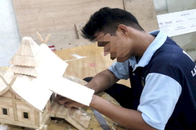 Lapas Batulicin Dorong Warga Binaan Produktif lewat Kerajinan Miniatur