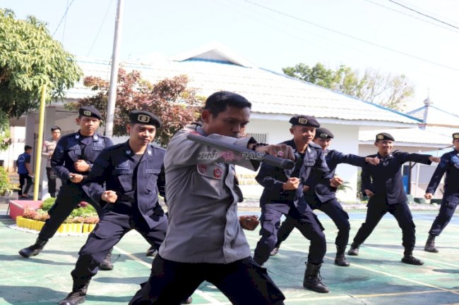 Sinergi Lapas Tanjung dan Polres Tabalong Gelar Pelatihan Pengamanan Taktis