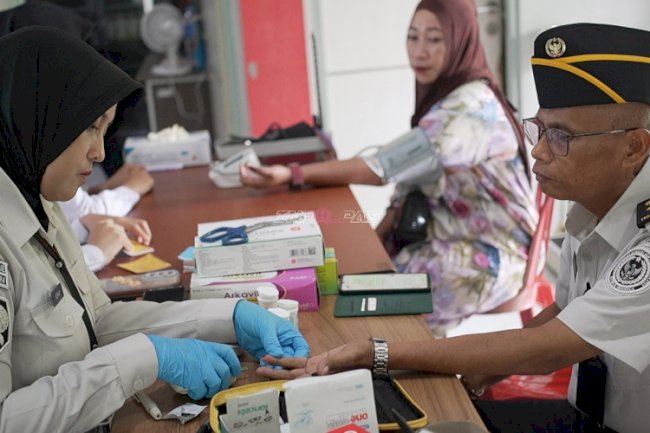 LPKA Martapura Gelar Cek Kesehatan Gratis untuk Petugas, Masyarakat dan Orang Tua Anak Binaan