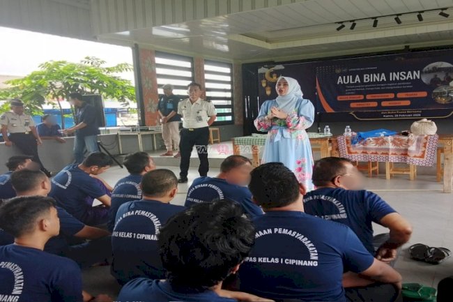 Perkuat Pembinaan Karakter, Lapas Kelas I Cipinang Dorong Warga Binaan Bangkit lewat Sesi Motivasi