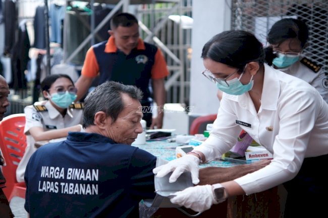 Layanan Jemput Bola, “Sambang Sehat” Sentuh Warga Binaan Lapas Tabanan