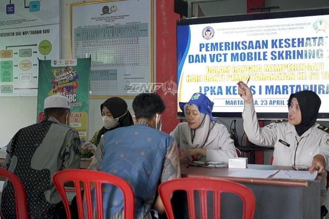 LPKA Martapura Gelar VCT Mobile, Seluruh Anak Binaan Ikuti Skrining HIV