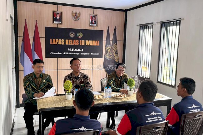 Lapas Wahai Terima Kunjungan Hakim Wasmat, Pastikan Hak Warga Binaan Terpenuhi