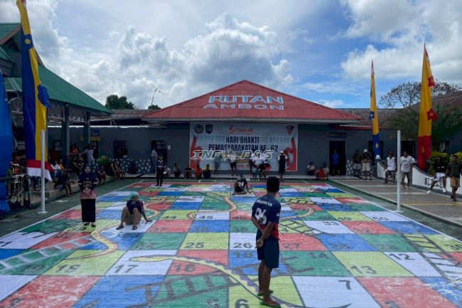 Semarak HBP, Lomba Jadi Ajang Kebersamaan Warga Binaan dan Petugas Rutan Ambon