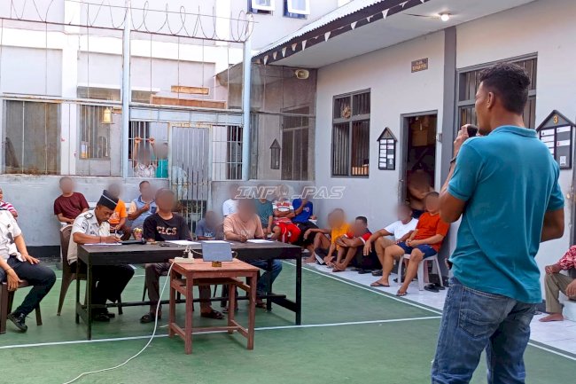 Suara Emas Warga Binaan Bergema, Lapas Wahai Meriahkan HBP Ke-62 dengan Lomba Karaoke