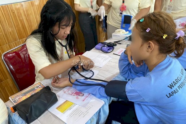 Lapas Perempuan Palembang Gandeng AMSA FK Unsri Edukasi Kesehatan Warga Binaan