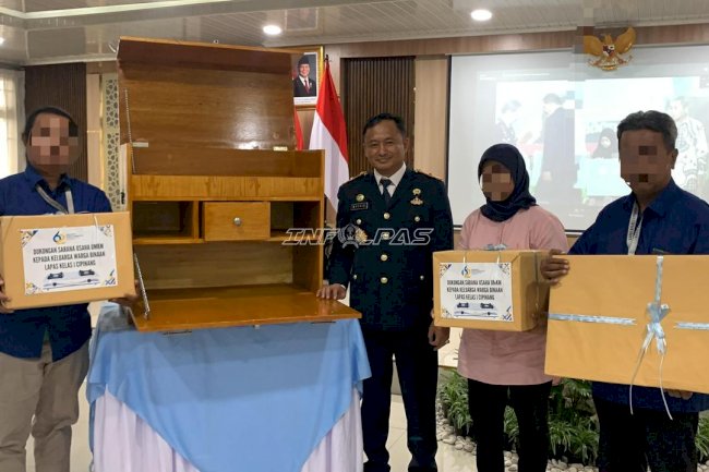 Lapas Cipinang Wujudkan Kepedulian Sosial melalui Bantuan Usaha dan Beasiswa di HBP Ke-62