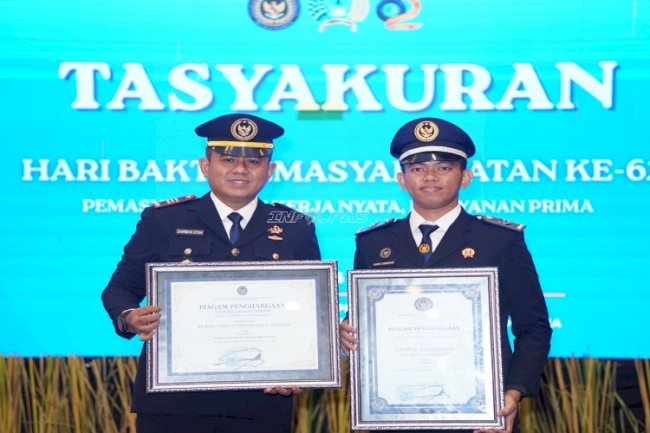 Rutan Sinjai Raih Penghargaan Rutan Terbaik Harapan II dan Lomba Logo HBP Ke-62